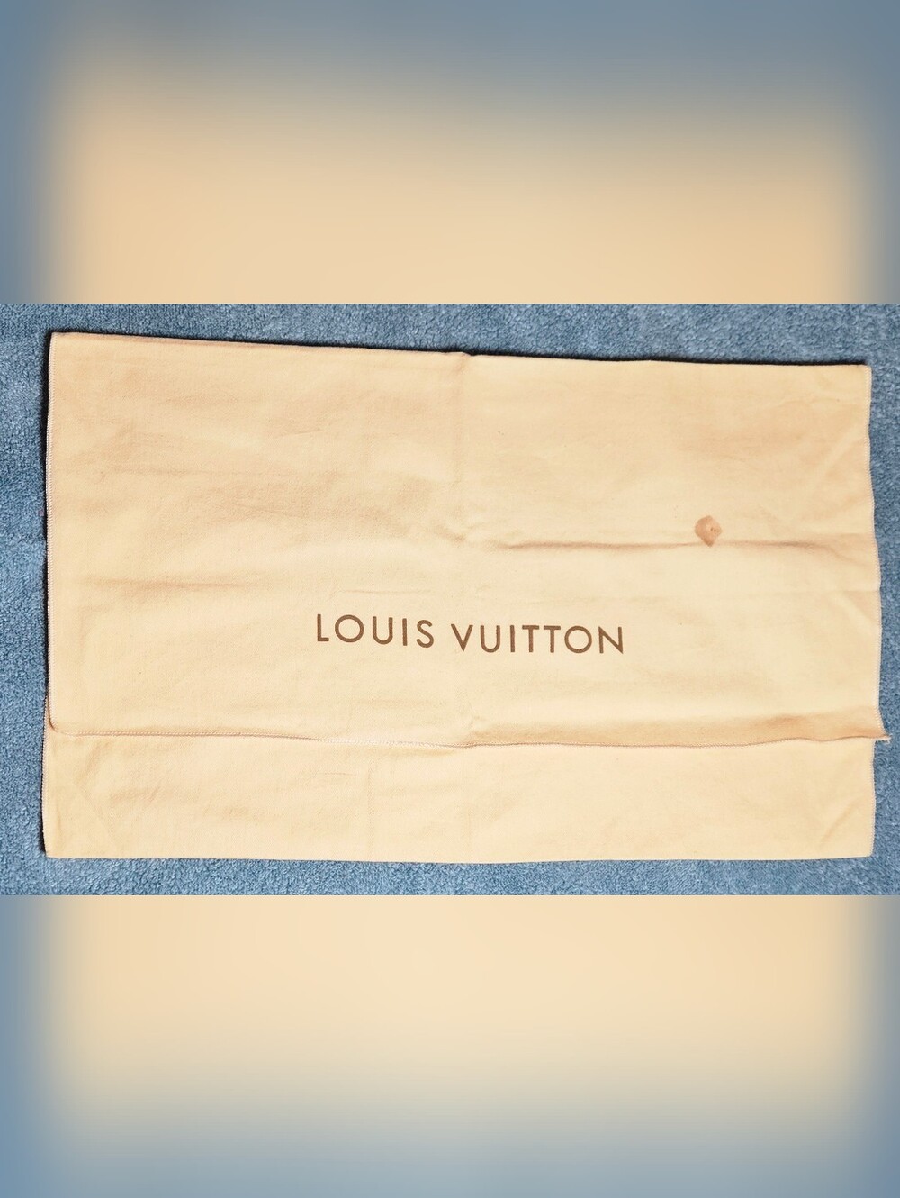 Louis Vuitton Vintage XL 22" Envelope Dust Bag Neverfull Speedy Keepall Storage